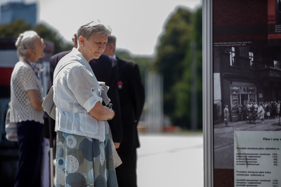 Wystawa IPN „Poznański Czerwiec 1956. Oblicza buntu i jego pamięć” – Warszawa, 13 lipca 2021. Fot. Sławek Kasper (IPN)