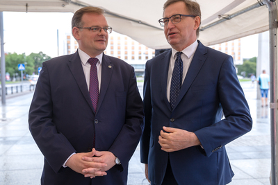 Otwarcie wystawy „Poznański Czerwiec 1956. Oblicza buntu i jego pamięć” – Warszawa, 13 lipca 2021. Fot. Sławek Kasper (IPN)