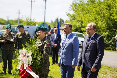 77. rocznica ostatniej egzekucji na III w Pomiechówku – Pomiechówek, 30 lipca 2021 fot. MN/BUWiM