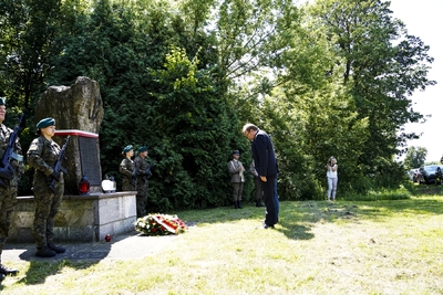 77. rocznica ostatniej egzekucji na III w Pomiechówku – Pomiechówek, 30 lipca 2021 fot. MN/BUWiM