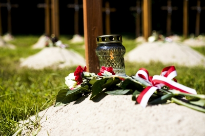 77. rocznica ostatniej egzekucji na III w Pomiechówku – Pomiechówek, 30 lipca 2021 fot. MN/BUWiM