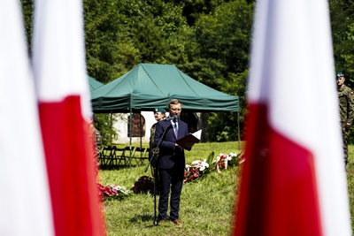 77. rocznica ostatniej egzekucji na III w Pomiechówku – Pomiechówek, 30 lipca 2021 fot. MN/BUWiM