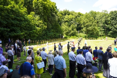 77. rocznica ostatniej egzekucji na III w Pomiechówku – Pomiechówek, 30 lipca 2021 fot. MN/BUWiM