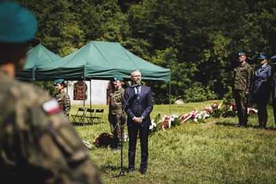 77. rocznica ostatniej egzekucji na III w Pomiechówku – Pomiechówek, 30 lipca 2021 fot. MN/BUWiM