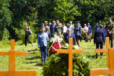 77. rocznica ostatniej egzekucji na III w Pomiechówku – Pomiechówek, 30 lipca 2021 fot. MN/BUWiM