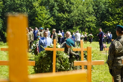 77. rocznica ostatniej egzekucji na III w Pomiechówku – Pomiechówek, 30 lipca 2021 fot. MN/BUWiM