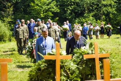 77. rocznica ostatniej egzekucji na III w Pomiechówku – Pomiechówek, 30 lipca 2021 fot. MN/BUWiM