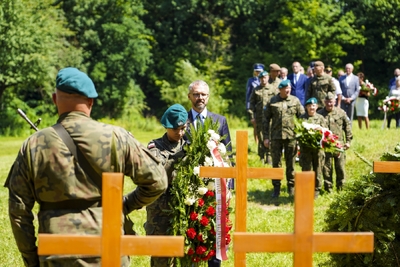 77. rocznica ostatniej egzekucji na III w Pomiechówku – Pomiechówek, 30 lipca 2021 fot. MN/BUWiM