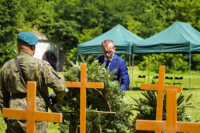 77. rocznica ostatniej egzekucji na III w Pomiechówku – Pomiechówek, 30 lipca 2021 fot. MN/BUWiM