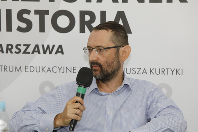 Dr hab. Witold Wasilewski. Dyskusja historyków w 80. rocznicę podpisania układu Sikorski-Majski – 30 lipca 2021. Fot. Piotr Życieński (IPN)