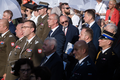 Uroczystości przy pomniku Powstania Warszawskiego na pl. Krasińskich – 31 lipca 2021. Fot. Sławek Kasper (IPN)