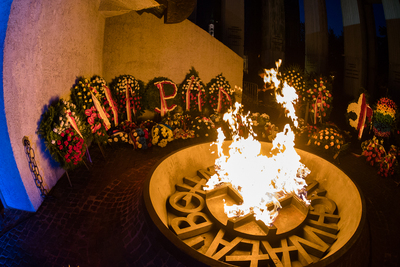 Uroczystości przy pomniku Powstania Warszawskiego na pl. Krasińskich – 31 lipca 2021. Fot. Sławek Kasper (IPN)