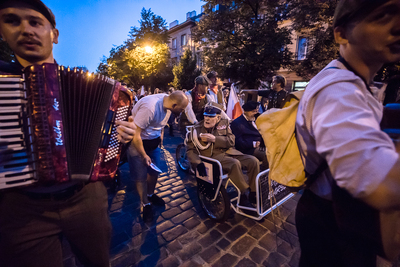 Uroczystości przy pomniku Powstania Warszawskiego na pl. Krasińskich – 31 lipca 2021. Fot. Sławek Kasper (IPN)