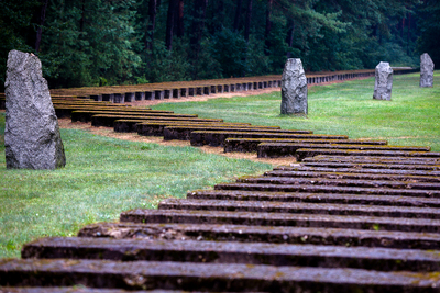 Uroczystości w 78. rocznicę buntu więźniów obozu śmierci Treblinka II – 2 sierpnia 2021. Fot. Sławek Kasper (IPN)