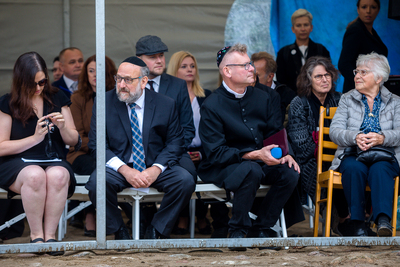 Uroczystości w 78. rocznicę buntu więźniów obozu śmierci Treblinka II – 2 sierpnia 2021. Fot. Sławek Kasper (IPN)