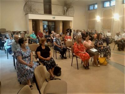 Wykład dr. hab. Rafała Łatki o prymasie Wyszyńskim – Mielec, 31 lipca 2021. Fot. Mariusz Mazur