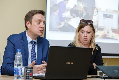 Wystąpienie dr. Mariusza Żuławnika, zastępcy dyrektora Archiwum IPN. Fot. Marian Paluszkiewicz/Kurier Wileński