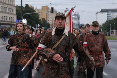 Uroczystości upamiętniające ofiary niemieckich zbrodni na Woli w Warszawie – 5 sierpnia 2021. Fot. Mikołaj Bujak