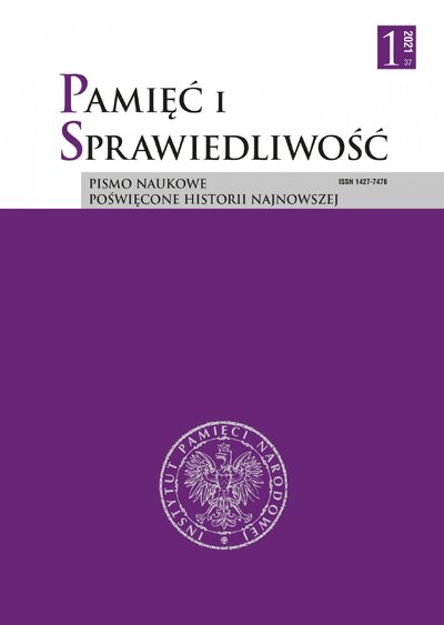 „Pamięć i Sprawiedliwość” nr 1 (37) 2021
