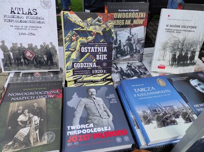 Stoisko IPN podczas Festiwalu Kultury Kresowej – Mrągowo, 7–8 sierpnia 2021. Fot. IPN