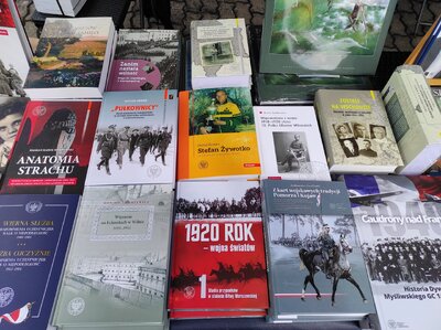 Stoisko IPN podczas Festiwalu Kultury Kresowej – Mrągowo, 7–8 sierpnia 2021. Fot. IPN