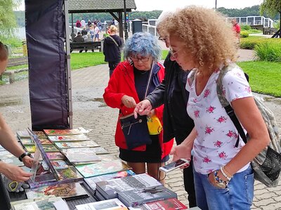 Stoisko IPN podczas Festiwalu Kultury Kresowej – Mrągowo, 7–8 sierpnia 2021. Fot. IPN