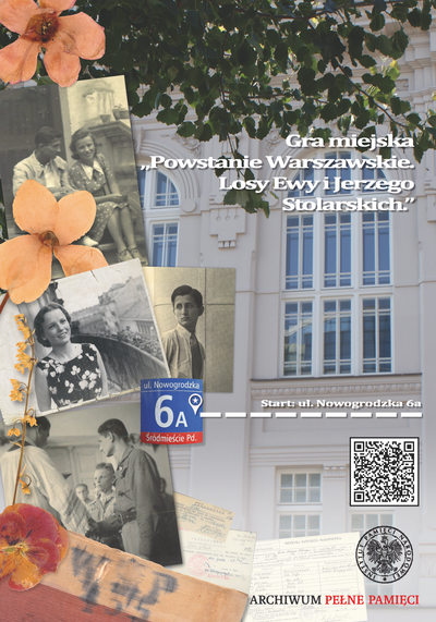Gra miejska „Powstanie Warszawskie. Losy Ewy i Jerzego Stolarskich”
