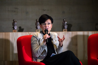 Dr hab. Joanna Dyduch, prof. UJ, politolog – 27 sierpnia 2021. Fot Sławek Kasper (IPN)