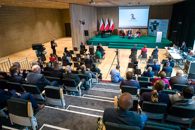 Debata laureatów Nagrody im. Janusza Kurtyki – Sulejówek, 28 sierpnia 2021. Fot. Sławek Kasper (IPN)