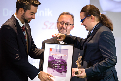 Wręczenie Nagrody Przeszłość/Przyszłość w kategorii „Upamiętnienie w terenie” – Sulejówek, 28 sierpnia 2021. Fot. Sławek Kasper (IPN)