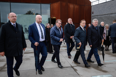 Uroczystość w Muzeum Polaków Ratujących Żydów podczas II wojny światowej im. Rodziny Ulmów w Markowej – 1 września 2021. Fot. Sławek Kasper (IPN)