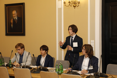 Finał VI edycji Turnieju Debat Historycznych – 20 września 2021. Fot. Piotr Życieński (IPN)