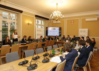 Finał VI edycji Turnieju Debat Historycznych – 20 września 2021. Fot. Piotr Życieński (IPN)