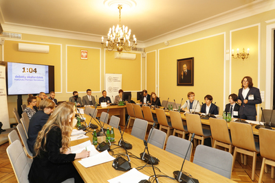 Finał VI edycji Turnieju Debat Historycznych – 20 września 2021. Fot. Piotr Życieński (IPN)