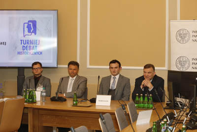 Finał VI edycji Turnieju Debat Historycznych – 20 września 2021. Fot. Piotr Życieński (IPN)