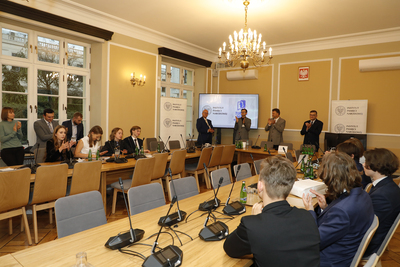 Finał VI edycji Turnieju Debat Historycznych – 20 września 2021. Fot. Piotr Życieński (IPN)