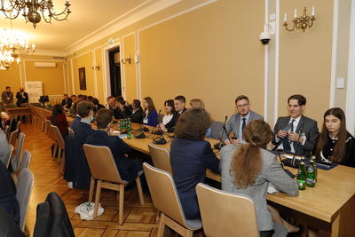 Finał VI edycji Turnieju Debat Historycznych – 20 września 2021. Fot. Piotr Życieński (IPN)