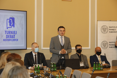 Finał VI edycji Turnieju Debat Historycznych – 20 września 2021. Fot. Piotr Życieński (IPN)