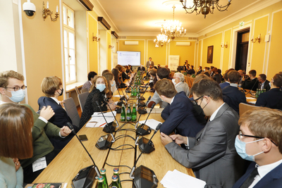 Finał VI edycji Turnieju Debat Historycznych – 20 września 2021. Fot. Piotr Życieński (IPN)