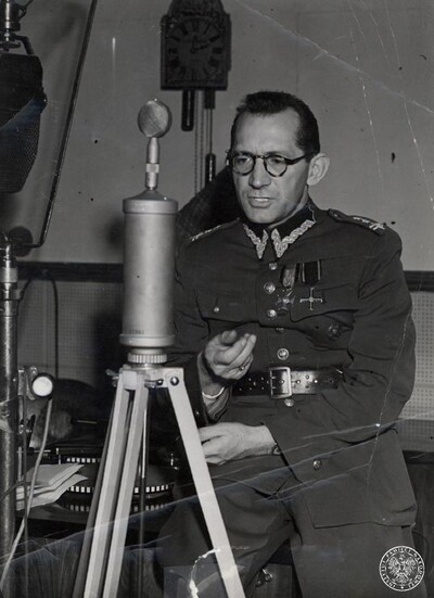 Ppłk. Wacław Lipiński, wrzesień 1939, dni obrony stolicy Polski. Fot. z zasobu IPN