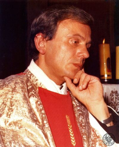 Jerzy Popiełuszko, polski ksiądz, męczennik, błogosławiony Kościoła. Fot. z zasobu IPN