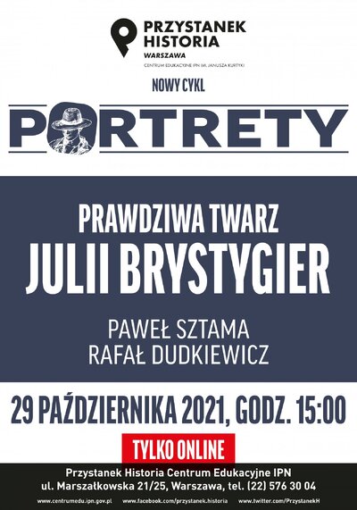 „Portrety” –  odc. 1: „Prawdziwa twarz Julii Brystygier”