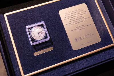 Zegarek Piotra Błaszczyka, który zostanie przekazany rodzinie. Fot. Mikołaj Bujak (IPN)