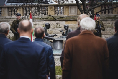 Uroczystość upamiętniająca Henryka Sławika i Józsefa Antalla seniora – fot. MN/BUWiM