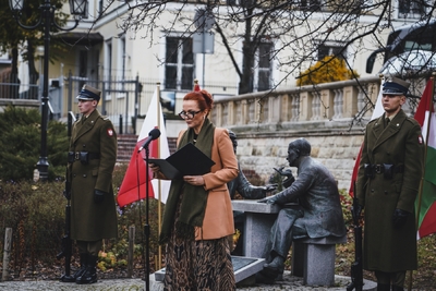 Uroczystość upamiętniająca Henryka Sławika i Józsefa Antalla seniora – fot. MN/BUWiM