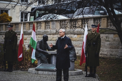 Uroczystość upamiętniająca Henryka Sławika i Józsefa Antalla seniora – fot. MN/BUWiM