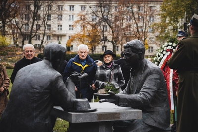 Uroczystość upamiętniająca Henryka Sławika i Józsefa Antalla seniora – fot. MN/BUWiM