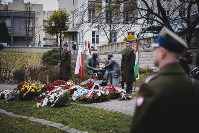 Uroczystość upamiętniająca Henryka Sławika i Józsefa Antalla seniora – fot. MN/BUWiM