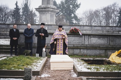 Ceremonia pogrzebowa żołnierzy Armii Czerwonej – fot. MN/BUWiM