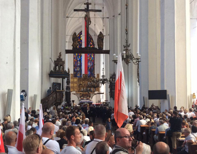 Uroczystości pogrzebowe „Inki” i „Zagończyka” – Gdańsk, 28 sierpnia 2016